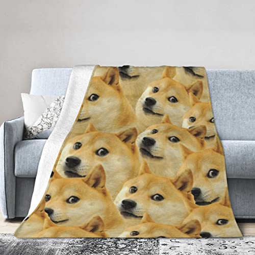 Ridiculous Dogecoin Throw Blanket